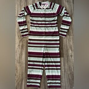 Roxy Women’s Size Large Base Layer Thermals 1-Piece Butt Snaps Snowboarding Ski